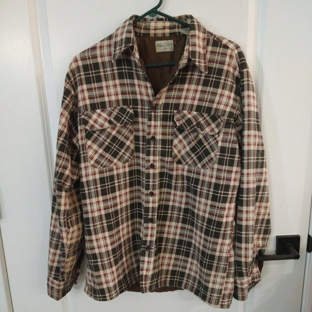 VINTAGE:Men's Store-Tall Flannel Like Jacket